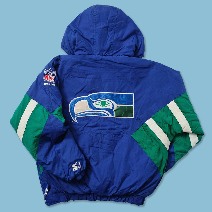Vintage Starter Seattle Seahawks Anorak Large 
