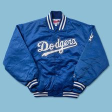 Vintage Starter Los Angeles Dodgers Satin Bomber Jacket XLarge 