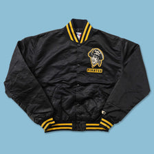 Vintage Starter Pittsburgh Pirates Satin Bomber Jacket Large 