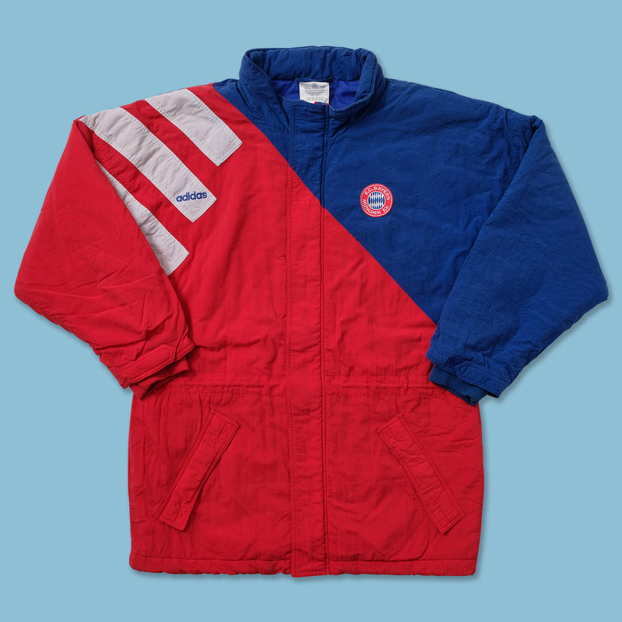 Vintage adidas FC Bayern Munich Padded Jacket Large 