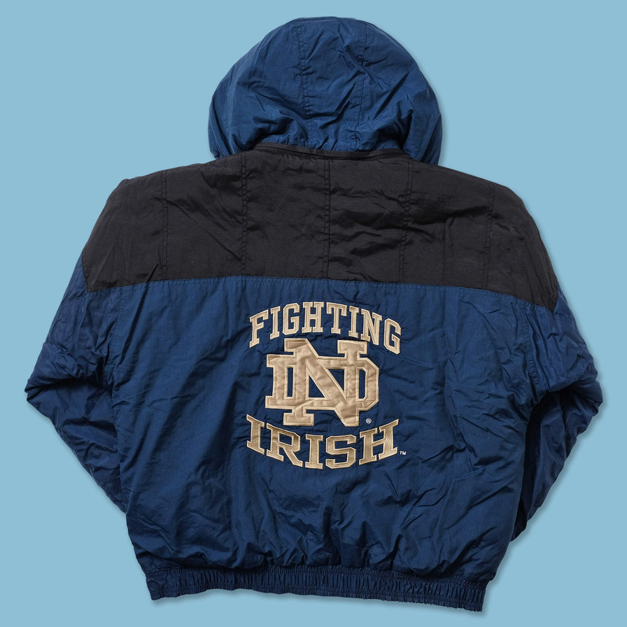 Vintage Starter Notre Dame Anorak Large 