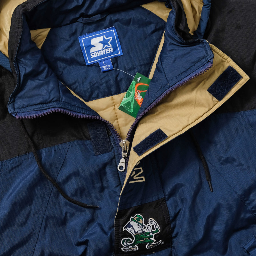 Notre dame starter jacket on sale 90s