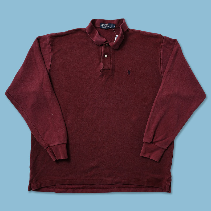 Vintage Polo Ralph Lauren Rugby Sweater XLarge - Double Double Vintage