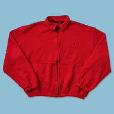 Vintage Polo Ralph Lauren Fleece Jacket Medium - Double Double Vintage
