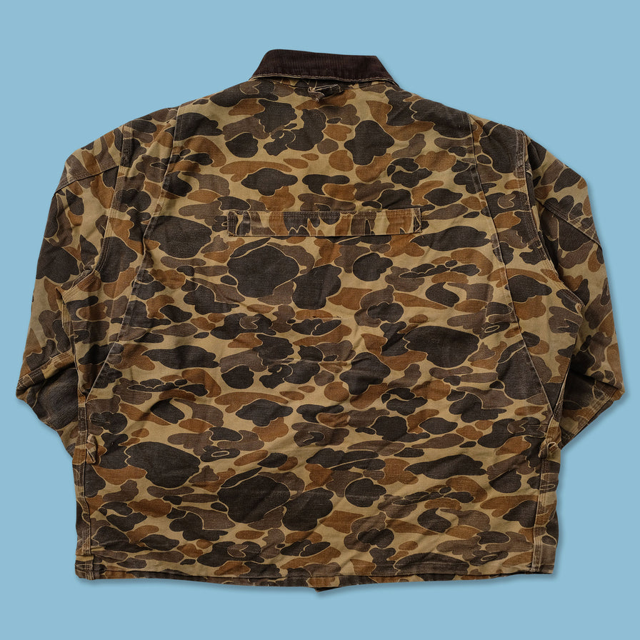 Vintage Carhartt Duck Camo Jacket 3XL - Double Double Vintage
