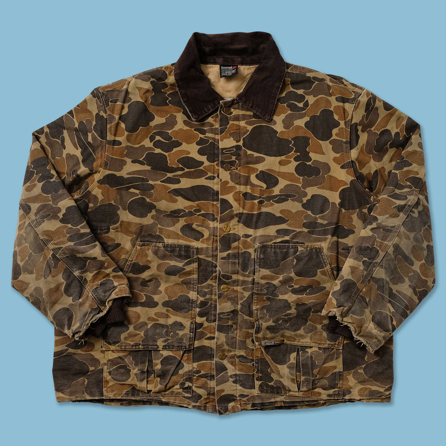 Vintage Carhartt Duck Camo Jacket 3XL - Double Double Vintage