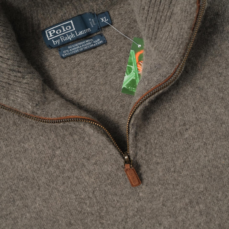 Women's Polo Ralph Lauren Q-Zip Wool Sweater Small