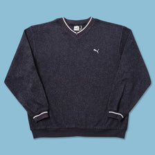 Vintage Puma Fleece Sweater Medium 