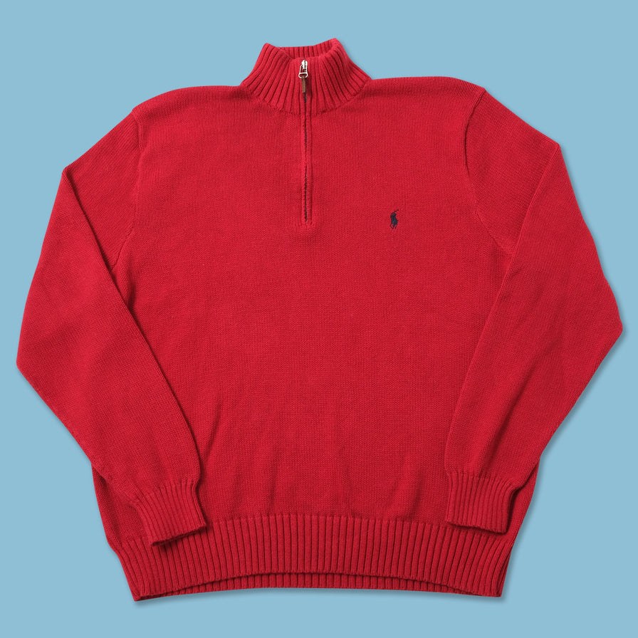 Polo Ralph Lauren Q-Zip Knit Sweater XLarge 