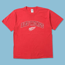 Vintage Red Wings T-Shirt Large 