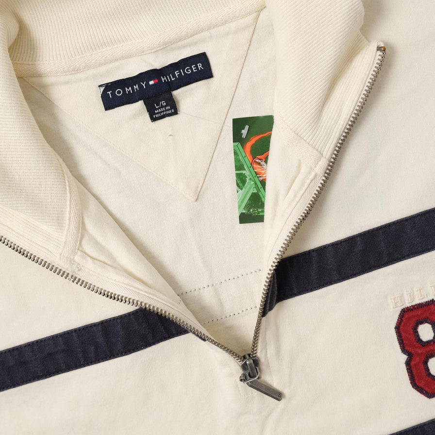 Vintage Hilfiger Q-Zip Sweater Large 