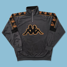 Vintage Kappa Q-Zip Sweater Large 