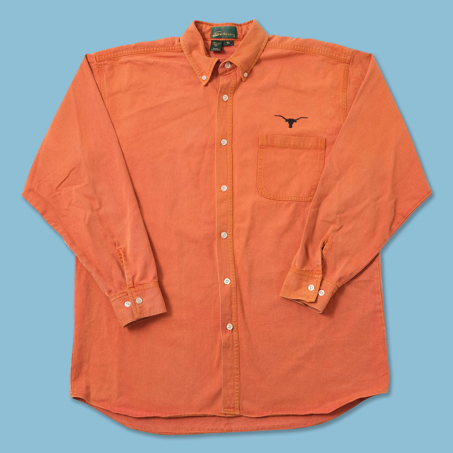 Vintage Cotton Long Sleeve Shirt XLarge 