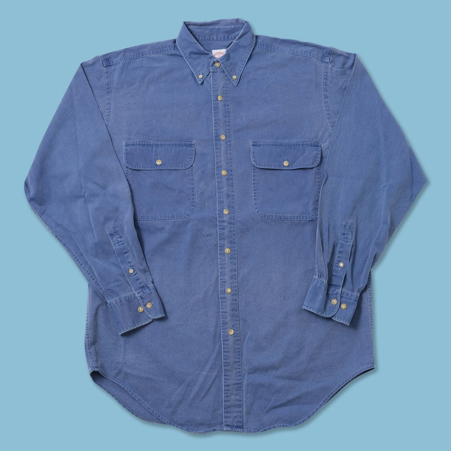 Vintage Cotton Long Sleeve Shirt Medium 