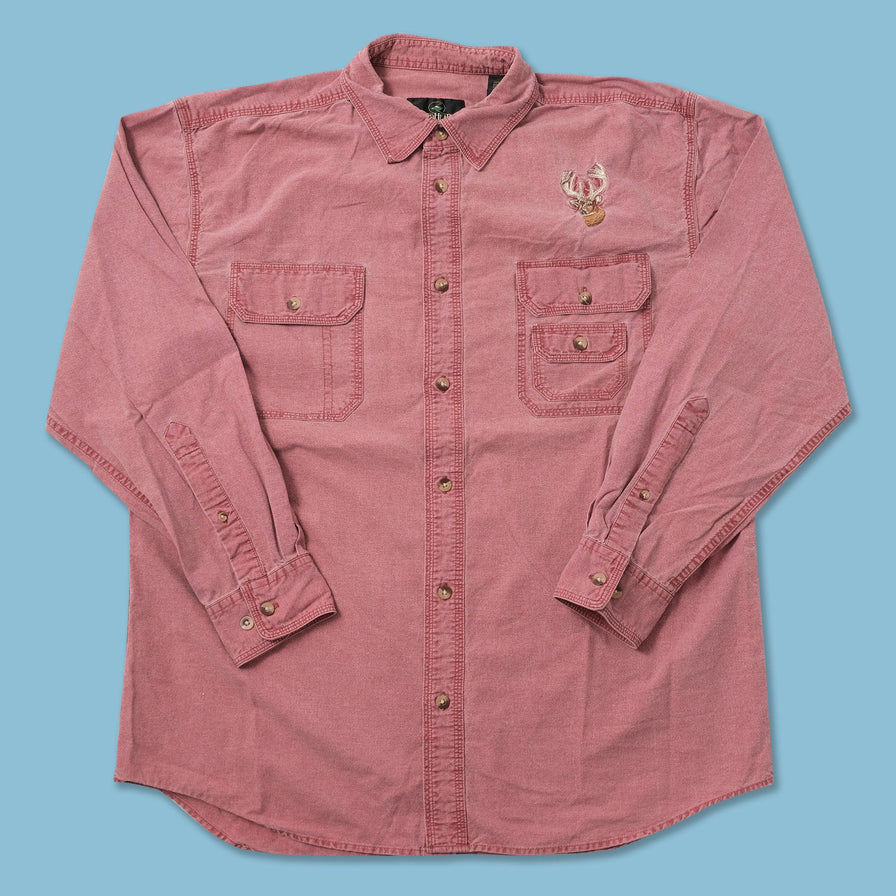 Vintage Cotton Long Sleeve Shirt Large 