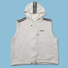 Vintage adidas Hooded Vest XLarge 