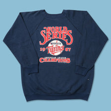 Vintage 1987 Minnesota Twins Sweater Large 
