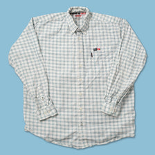 Vintage Checkered Long Sleeve Shirt Large 