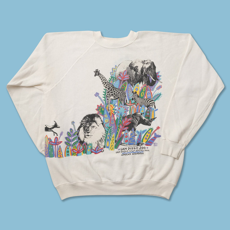 Vintage San Diego Zoo Sweater Medium 