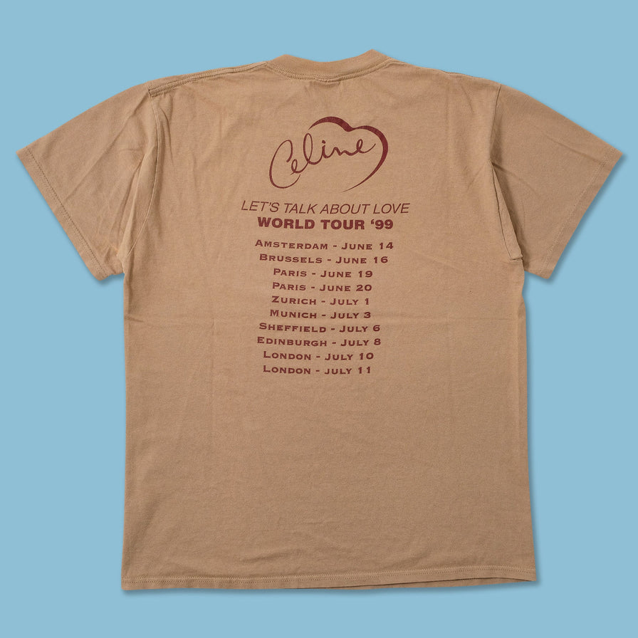 1999 Celine Dion Let’s Talk About Love Tour T-Shirt Large 