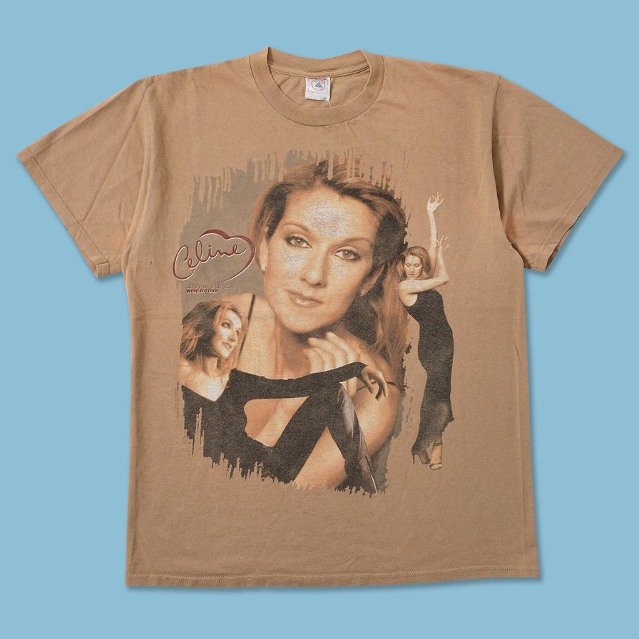 1999 Celine Dion Let’s Talk About Love Tour T-Shirt Large 