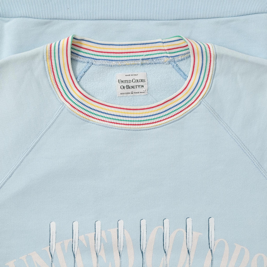 Vintage Benetton Short Sleeve Sweater Large 