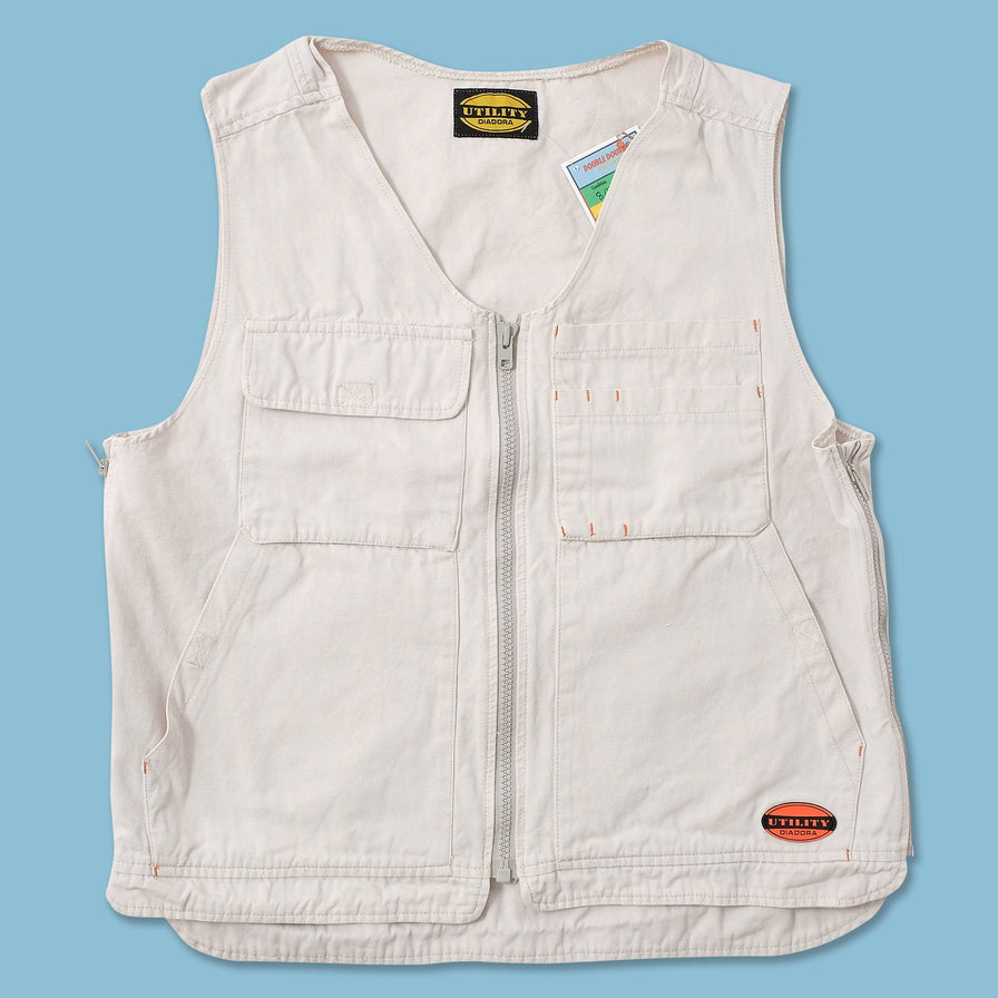 Vintage Diadora Utility Vest Large 