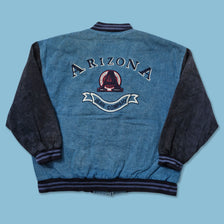 Vintage Arizona Denim Varsity Jacket XXL 