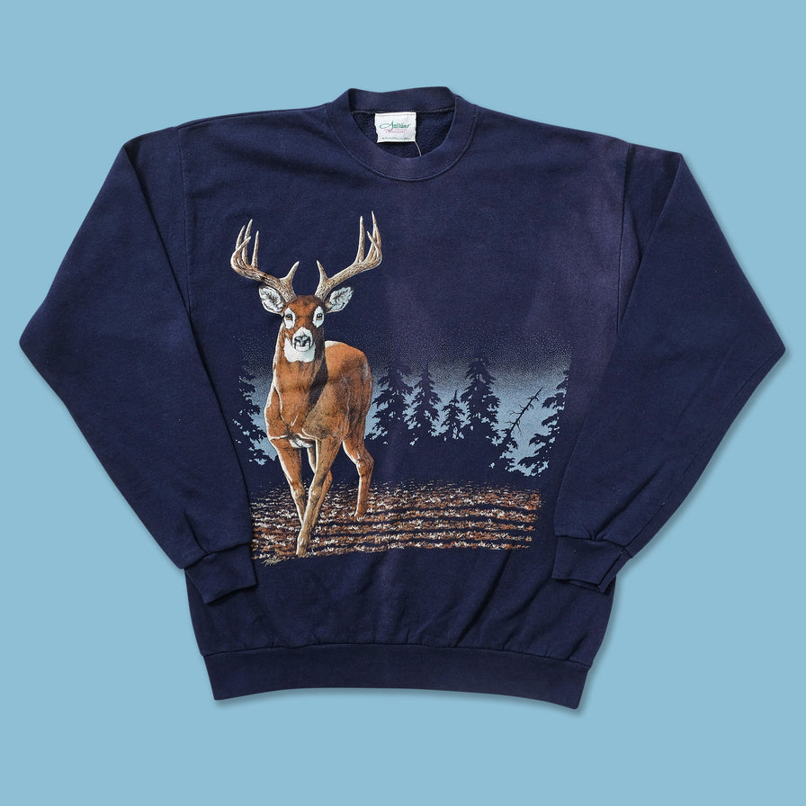 Vintage Deer Sweater Medium 