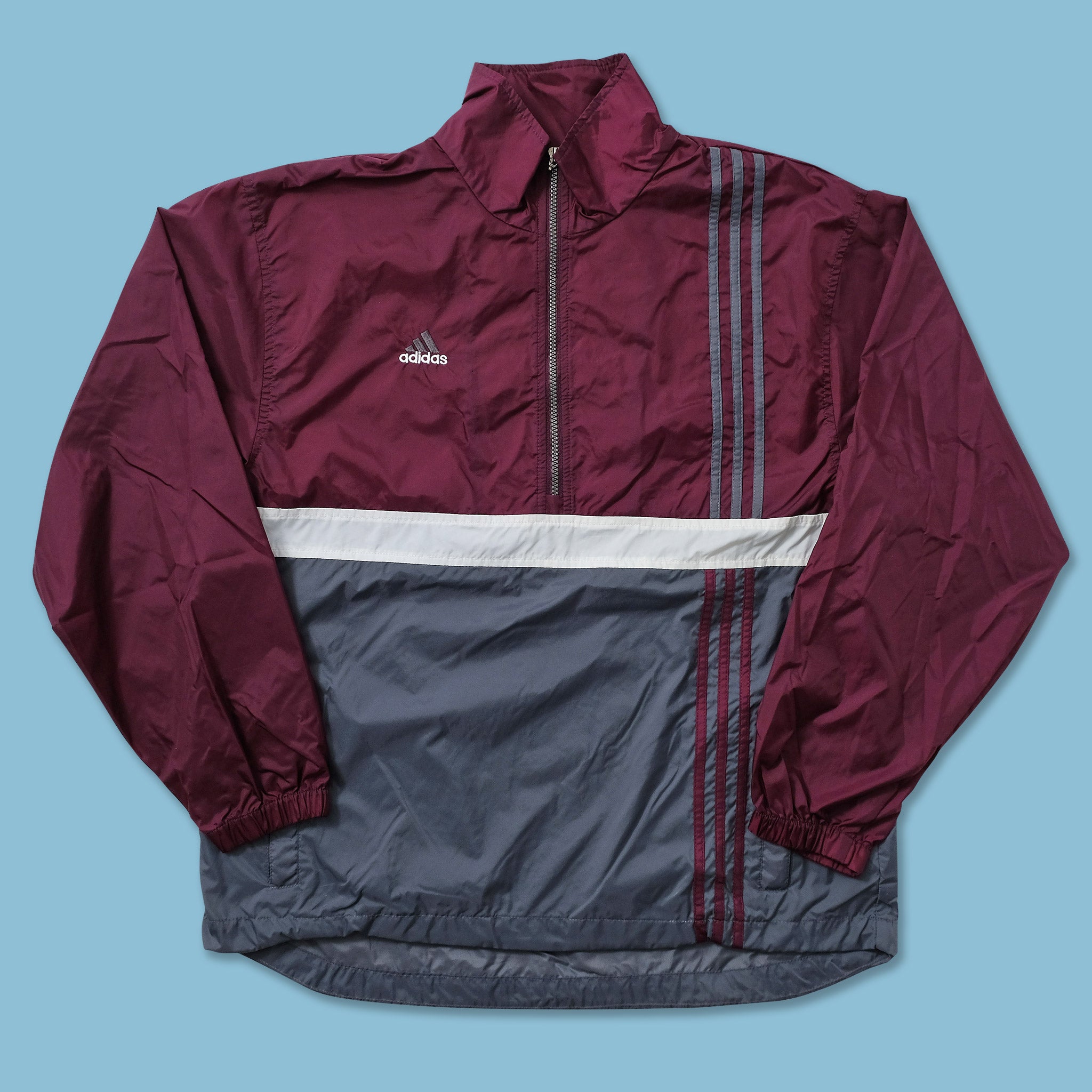 Vintage adidas Windbreaker Medium Double Double Vintage