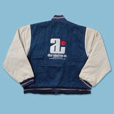 Vintage Albar Industries Denim Varsity Jacket XLarge 
