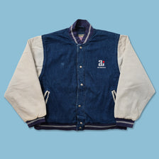 Vintage Albar Industries Denim Varsity Jacket XLarge 