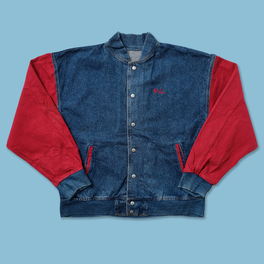 Vintage Arabian Nationals Denim Varsity Jacket Large 