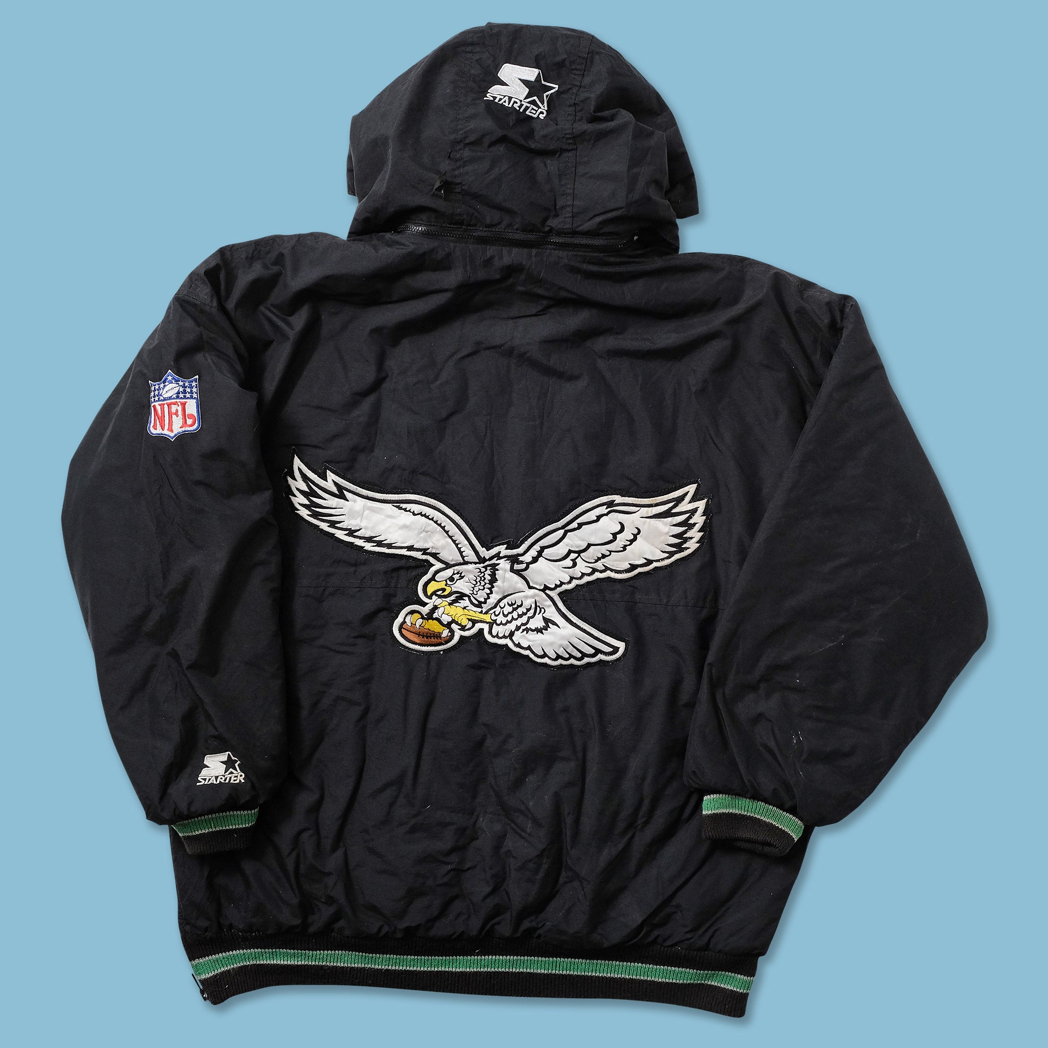 00's Philadelphia Eagles Starter NFL Windbreaker Jacket Size Medium – Rare  VNTG