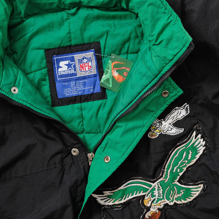 Vintage Starter Philadelphia Eagles Padded Jacket XLarge 