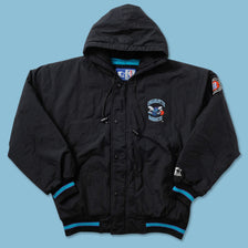 Vintage Starter Charlotte Hornets Padded Jacket Medium 
