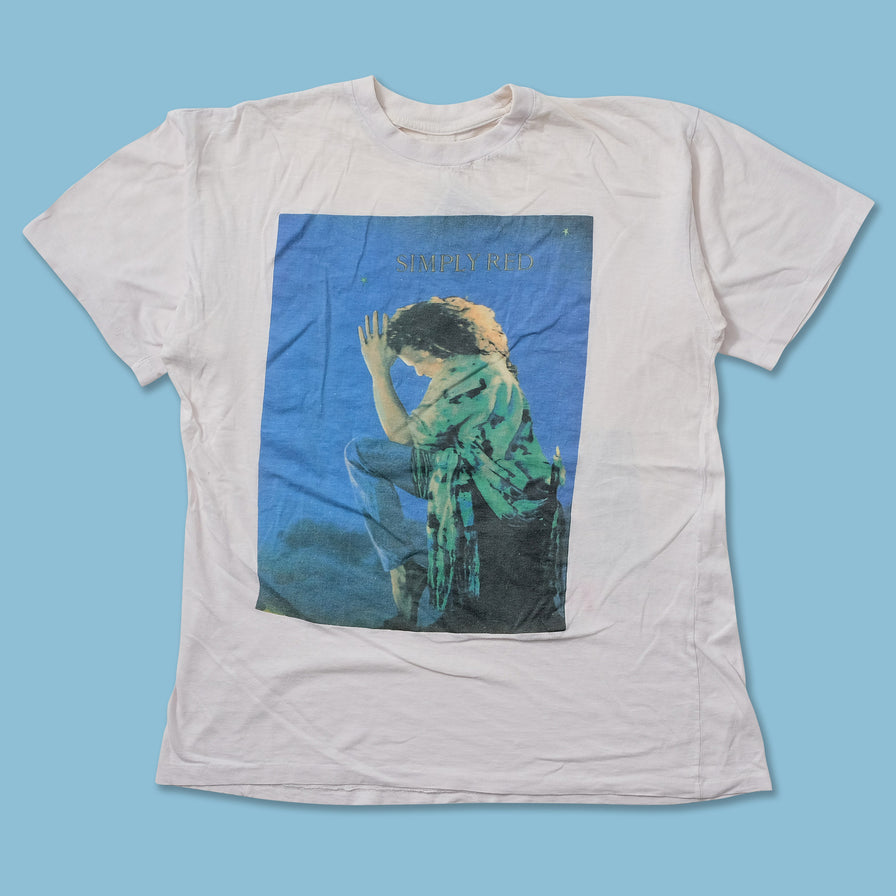 1992 Simply Red Europe Tour T-Shirt Medium 