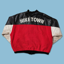 Vintage NIketown Leather Varsity Jacket XLarge