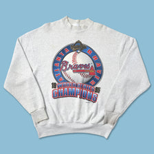 1995 Atlanta Braves Sweater Large - Double Double Vintage