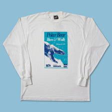 1993 Polar Bear Run & Walk Longsleeve Large - Double Double Vintage
