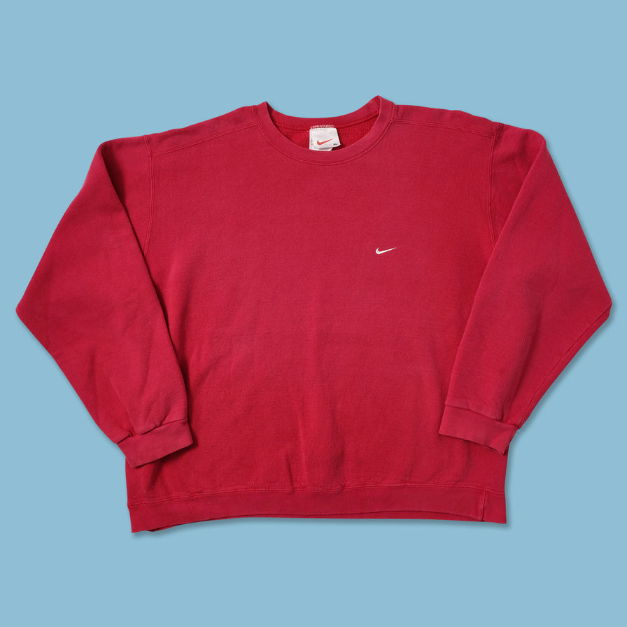 Vintage Nike Mini Swoosh Sweater Large - Double Double Vintage