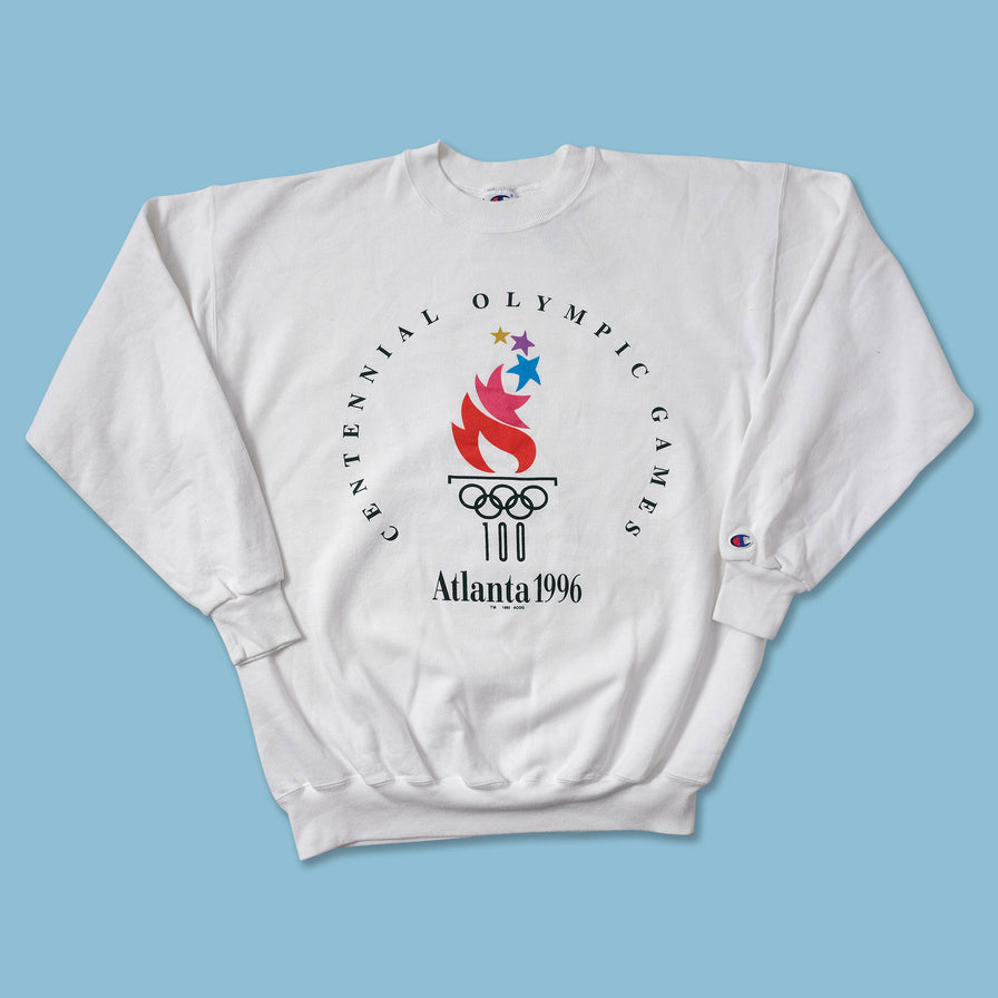 1996 Champion Atlanta Olympics Sweater Large - Double Double Vintage