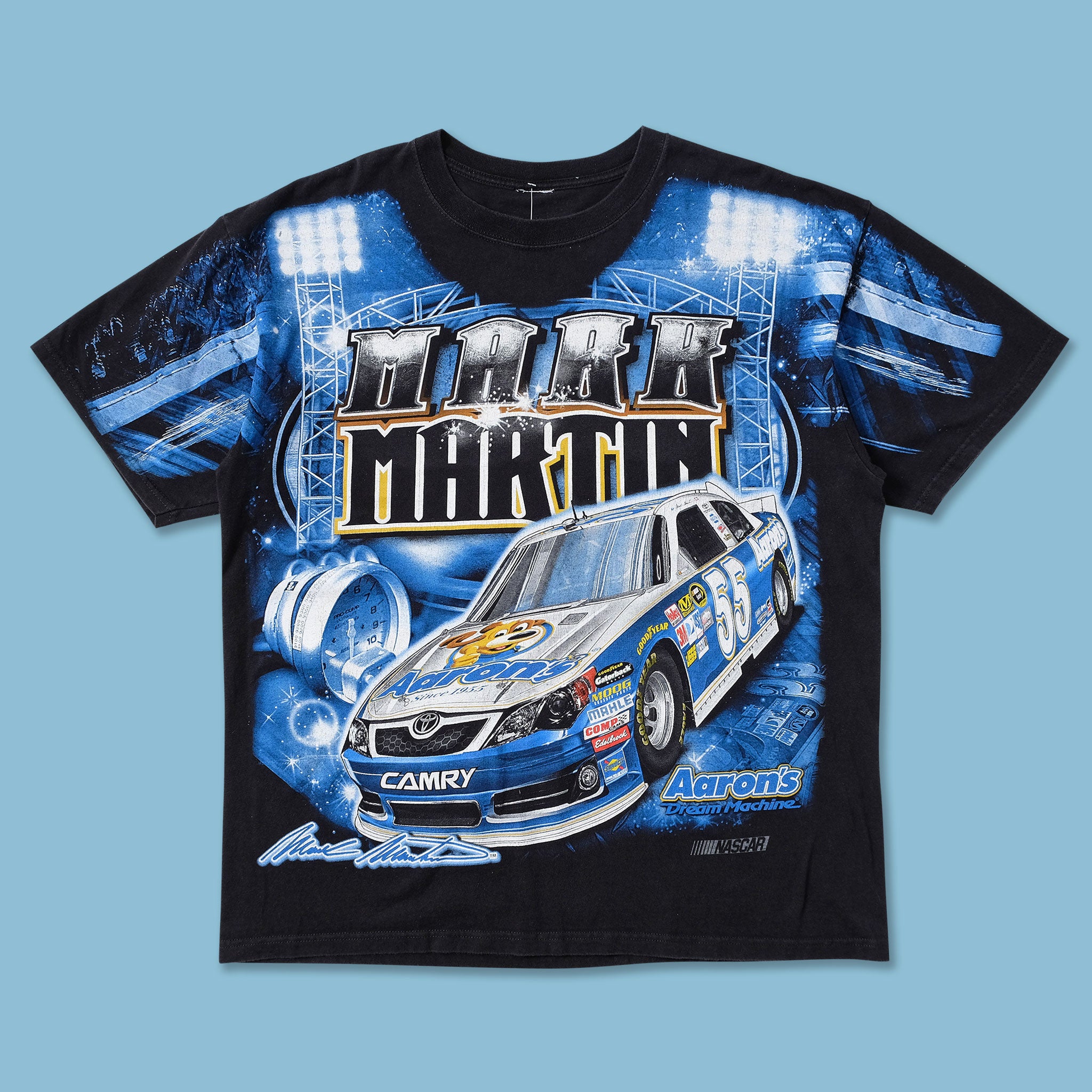 2012 Mark Martin Racing T-Shirt Large | Double Double Vintage