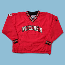 Vintage Champion Wisconsin Windbreaker Large - Double Double Vintage