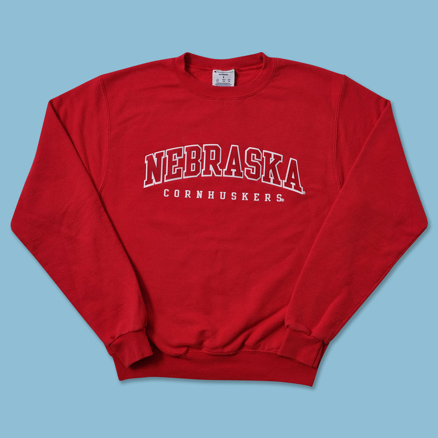 Champion Nebraska Huskers Sweater Small - Double Double Vintage