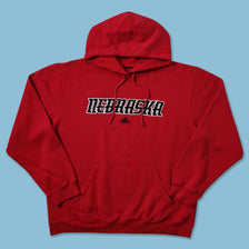 Vintage adidas Nebraska Hoody Medium - Double Double Vintage