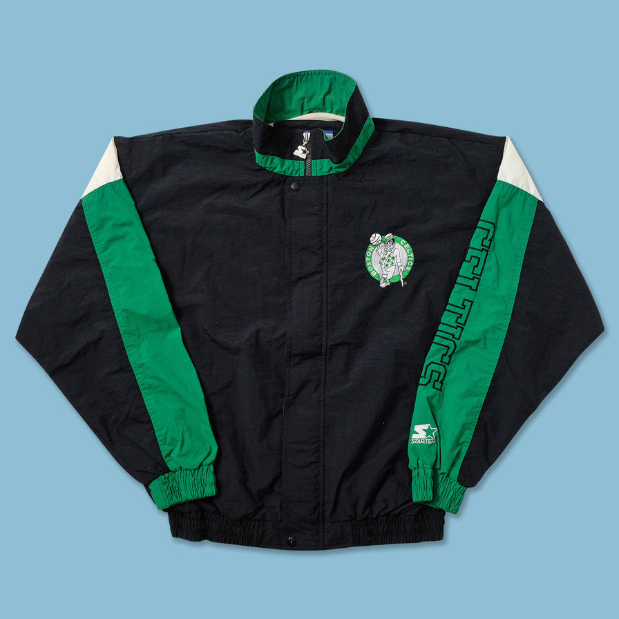 Vintage Starter Boston Celtics Light Jacket Large - Double Double Vintage