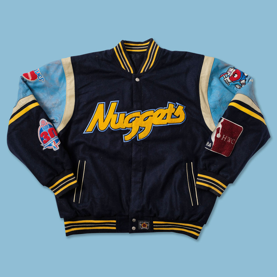 Vintage Denver Nuggets Varsity Jacket XLarge - Double Double Vintage