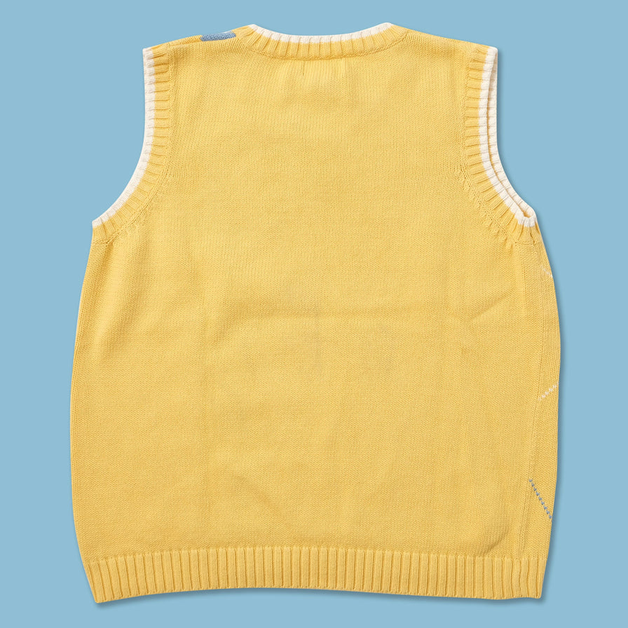 Women's Argyle Knit Vest XSmall 