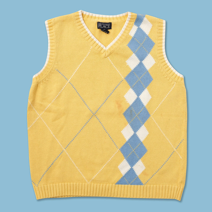 Women's Argyle Knit Vest XSmall 